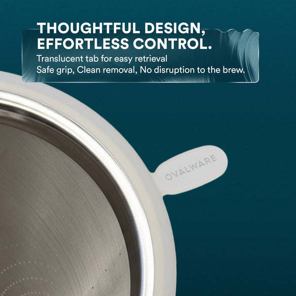 Pour Over Coffee Maker with Stainless Steel Filter | 17oz